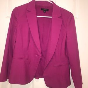 Fuchsia Ann Taylor Blazer Size 4